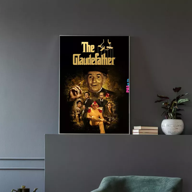 THE GLAUDEFATHER affiche art 40x60cm