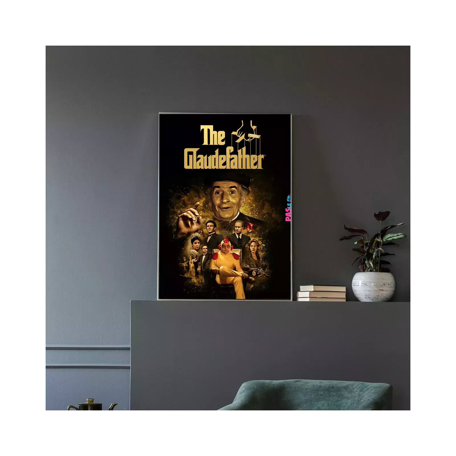 THE GLAUDEFATHER affiche art 40x60cm