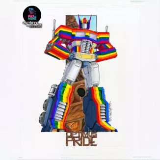 OPTIMUS PRIDE tote bag 100% coton