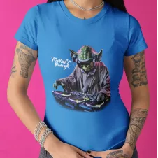 YODAFT PUNK t-shirt femme col rond 100% coton