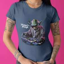 YODAFT PUNK t-shirt femme col rond 100% coton