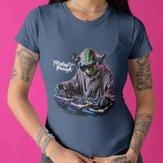 YODAFT PUNK t-shirt femme col rond 100% coton