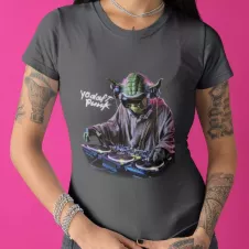 YODAFT PUNK t-shirt femme col rond 100% coton