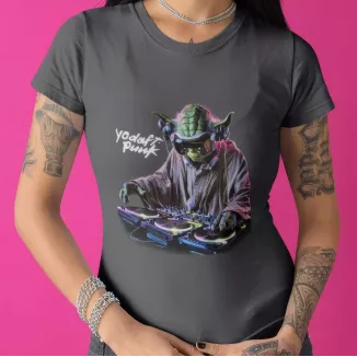 YODAFT PUNK t-shirt femme col rond 100% coton