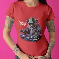 YODAFT PUNK t-shirt femme col rond 100% coton