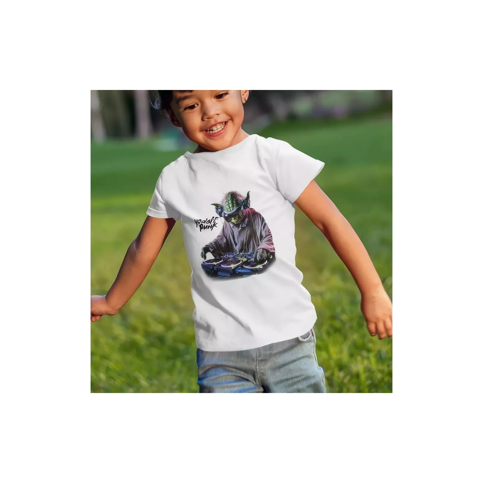 YODAFT PUNK t-shirt enfant unisexe 100% coton