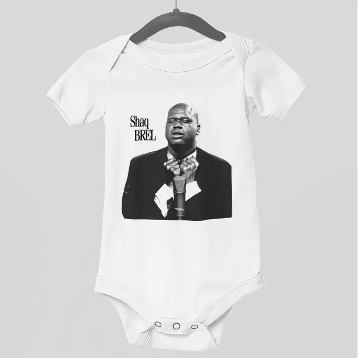 SHAQ BREL body enfant 100% coton