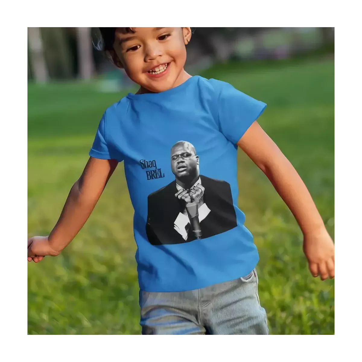 SHAQ BREL t-shirt enfant unisexe  100% coton