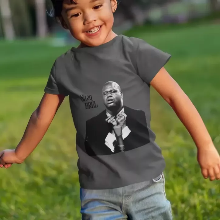 SHAQ BREL t-shirt enfant unisexe  100% coton