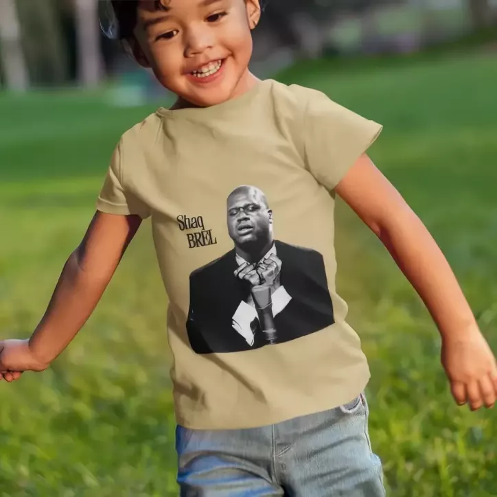 SHAQ BREL t-shirt enfant unisexe  100% coton