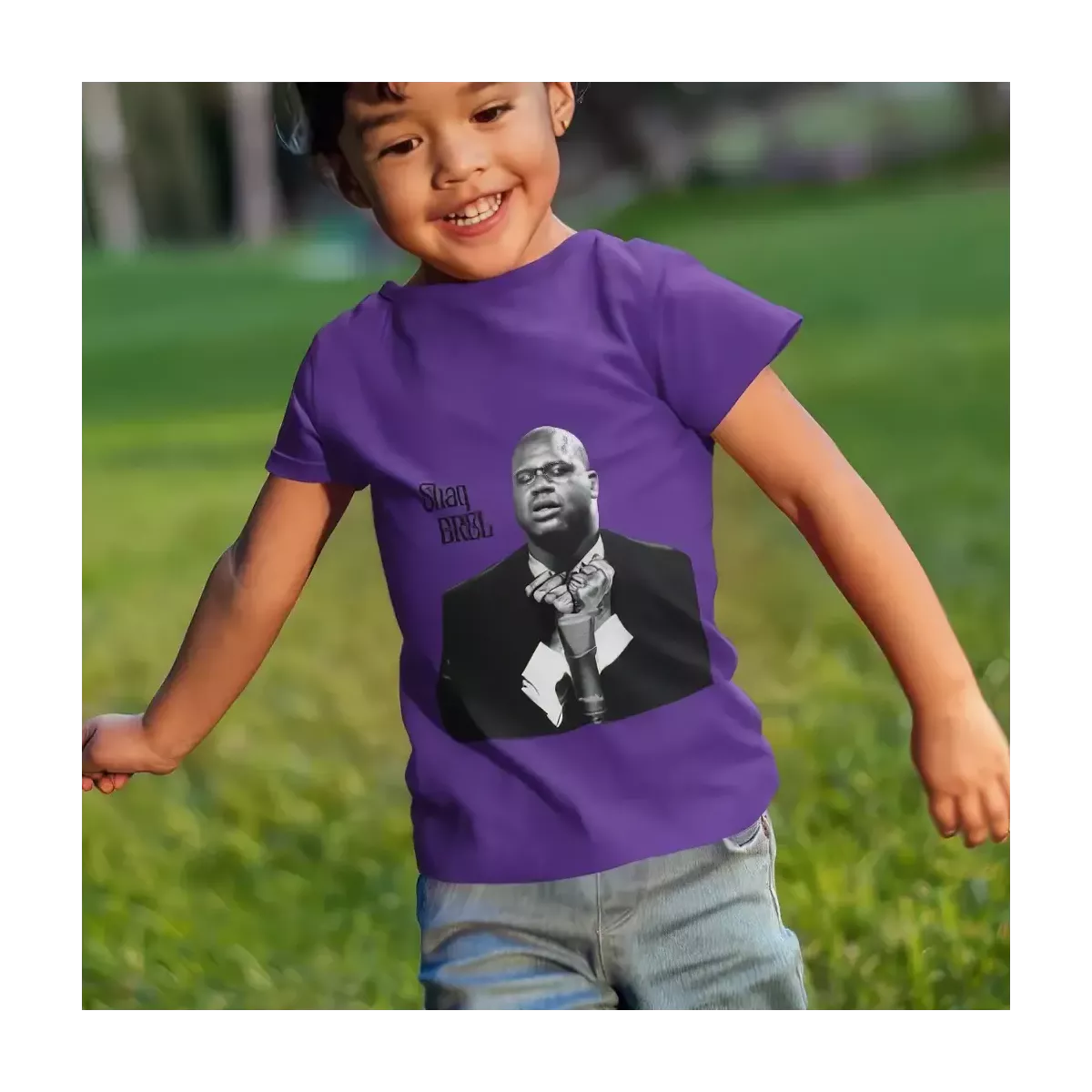 SHAQ BREL t-shirt enfant unisexe  100% coton