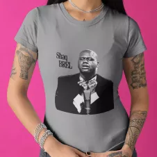 SHAQ BREL t-shirt femme col rond  190g/m²