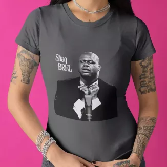 SHAQ BREL t-shirt femme col rond  190g/m²