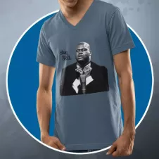 SHAQ BREL t-shirt homme col V  190g/m²