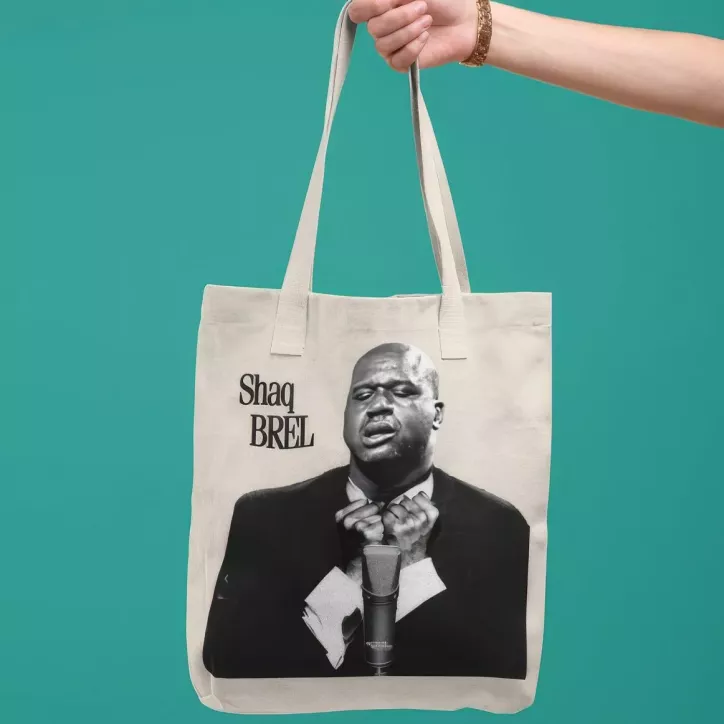 SHAQ BREL tote bag 100% coton - 140 g/m²