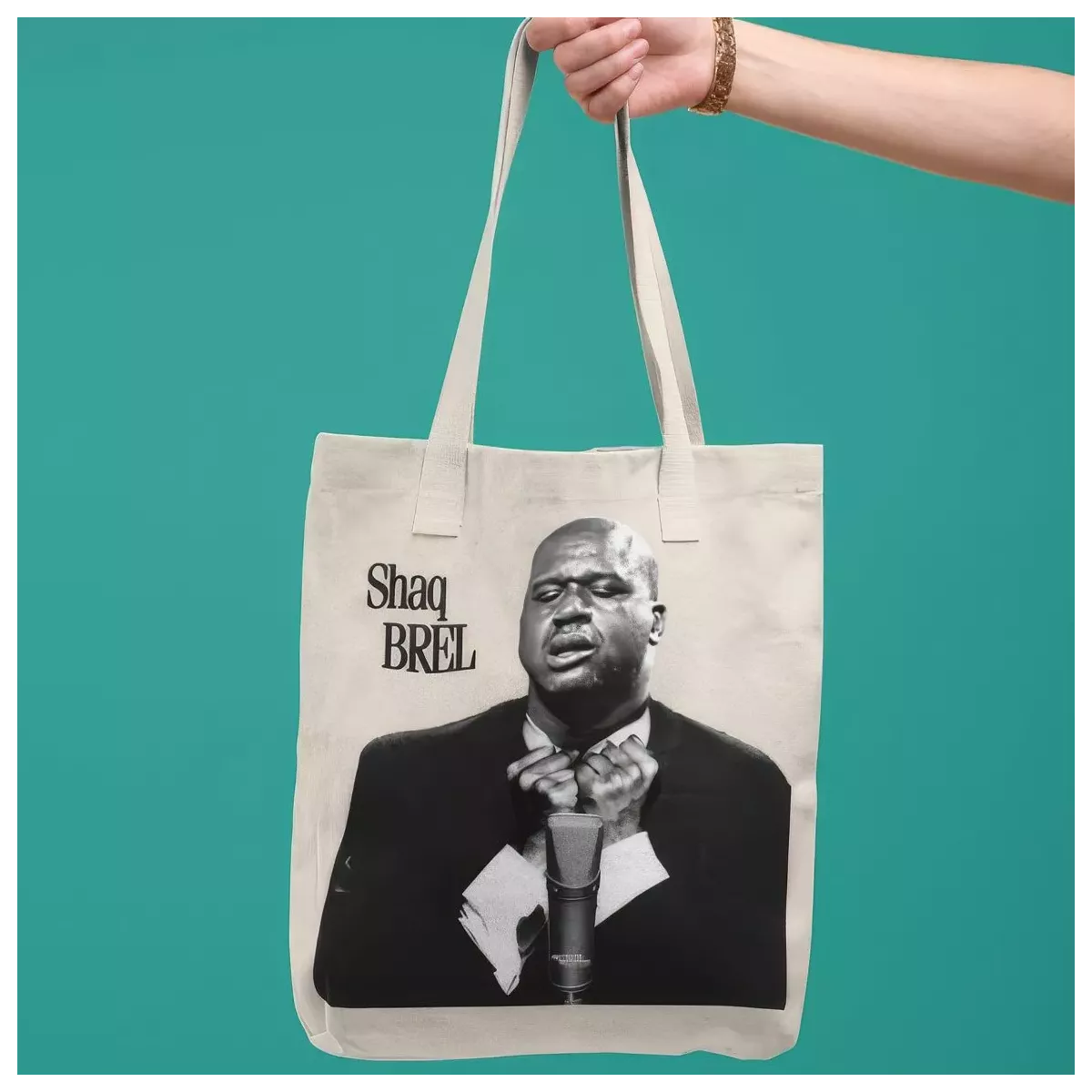 SHAQ BREL tote bag 100% coton - 140 g/m²