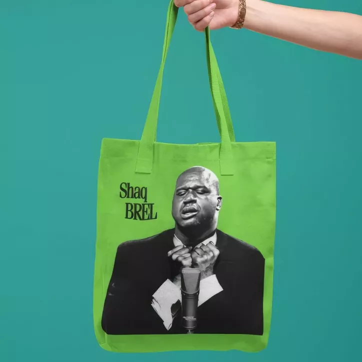 SHAQ BREL tote bag 100% coton - 140 g/m²