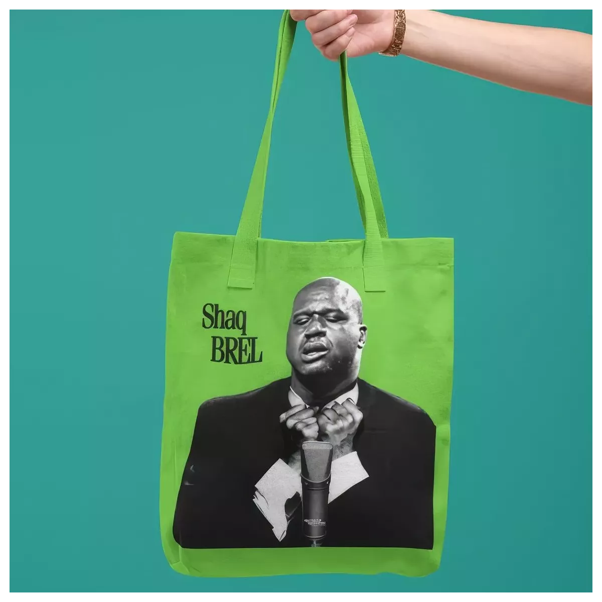 SHAQ BREL tote bag 100% coton - 140 g/m²