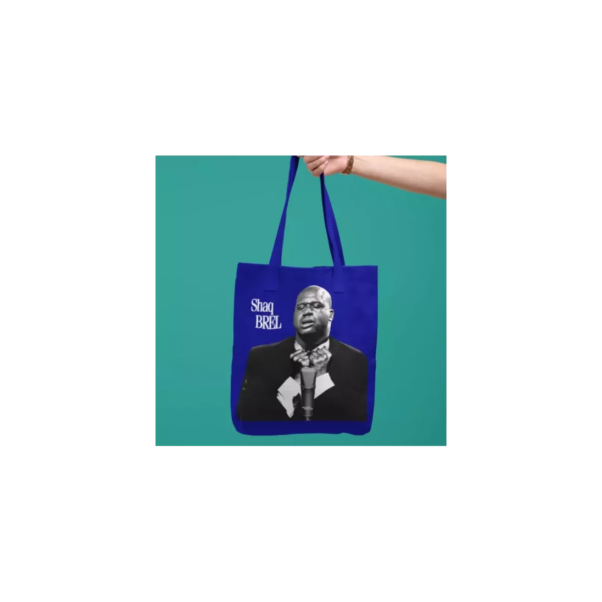 SHAQ BREL tote bag 100% coton - 140 g/m²