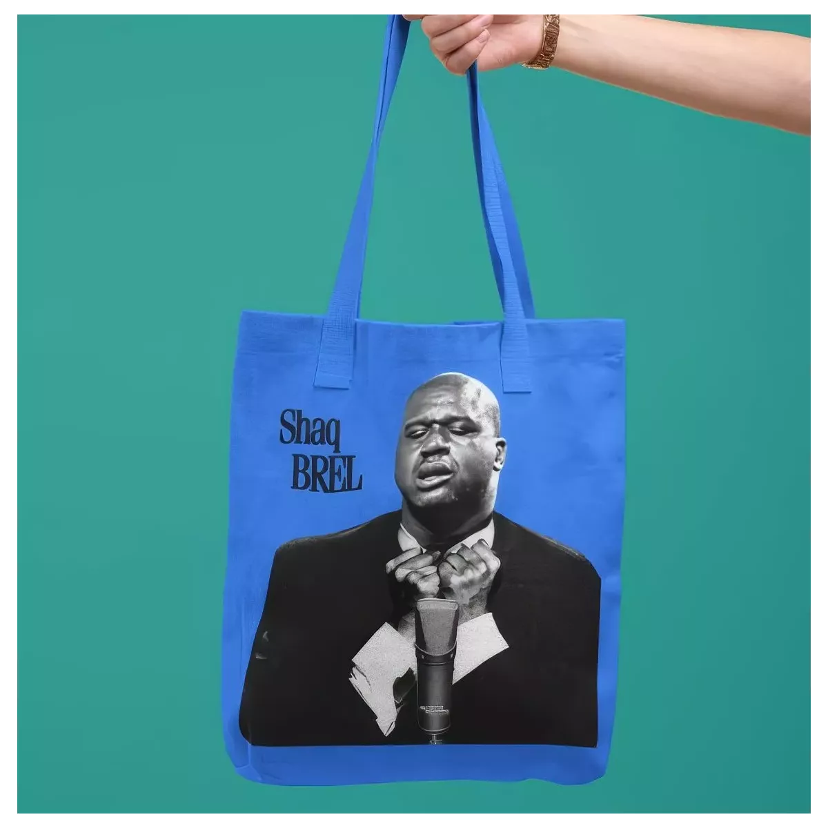 SHAQ BREL tote bag 100% coton - 140 g/m²