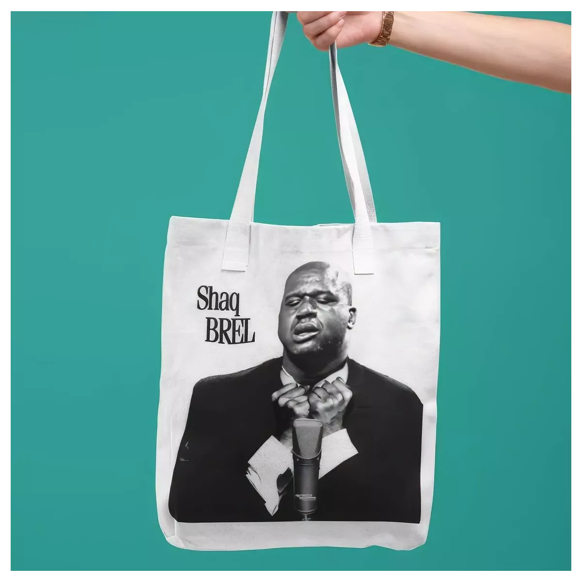 SHAQ BREL tote bag 100% coton - 140 g/m²