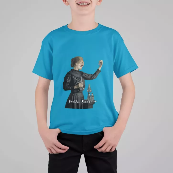 FREDDIE MERE CURIE t-shirt enfant unisexe 100% coton