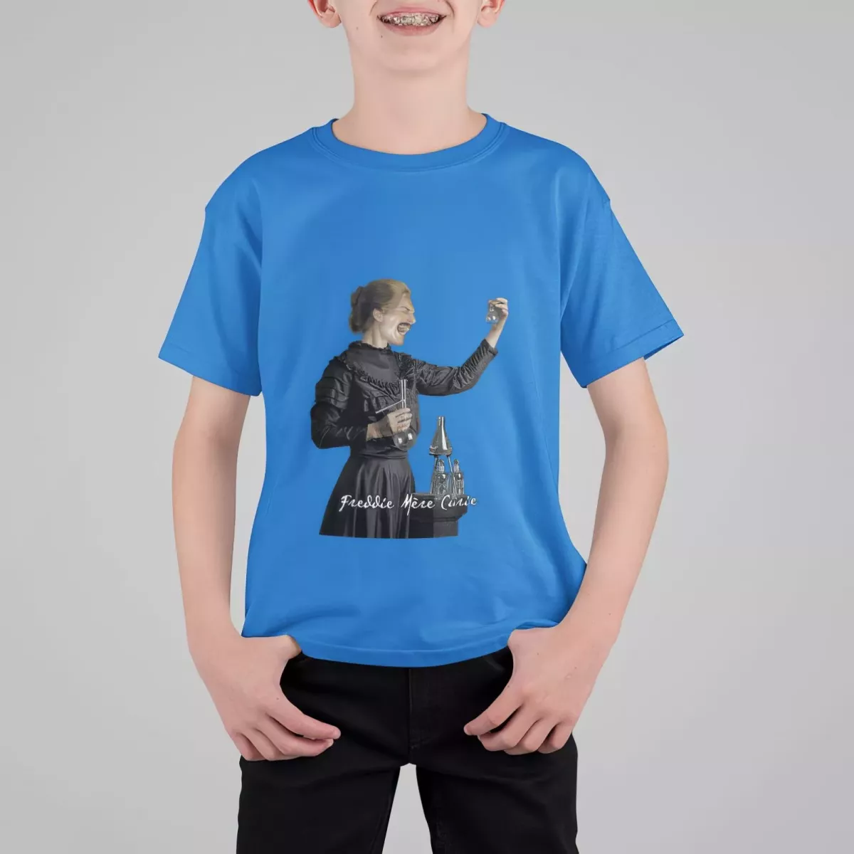 FREDDIE MERE CURIE t-shirt enfant unisexe 100% coton