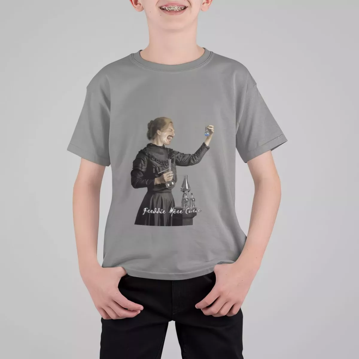 FREDDIE MERE CURIE t-shirt enfant unisexe 100% coton