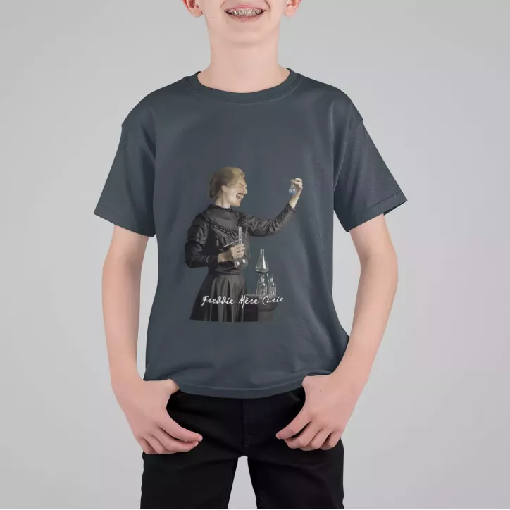 FREDDIE MERE CURIE t-shirt enfant unisexe 100% coton