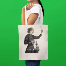 FREDDIE MERE CURIE tote bag 100% coton