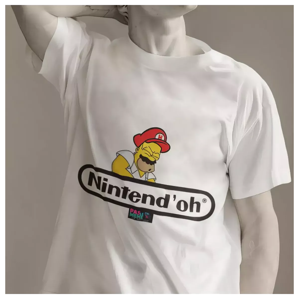 NINTEND'OH t-shirt col rond homme 100% coton