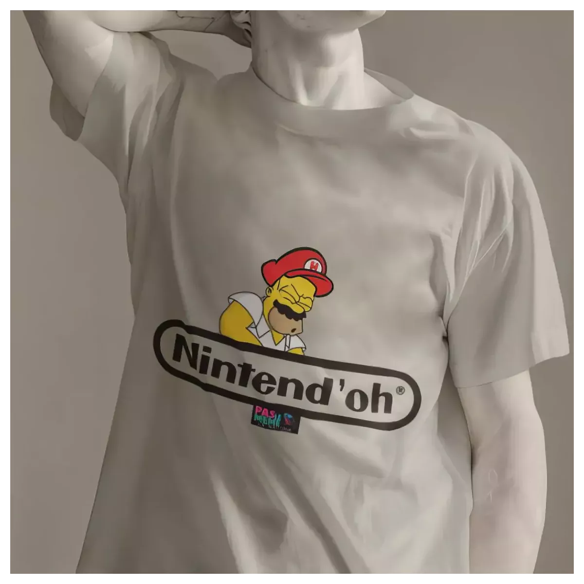 NINTEND'OH t-shirt col rond homme 100% coton