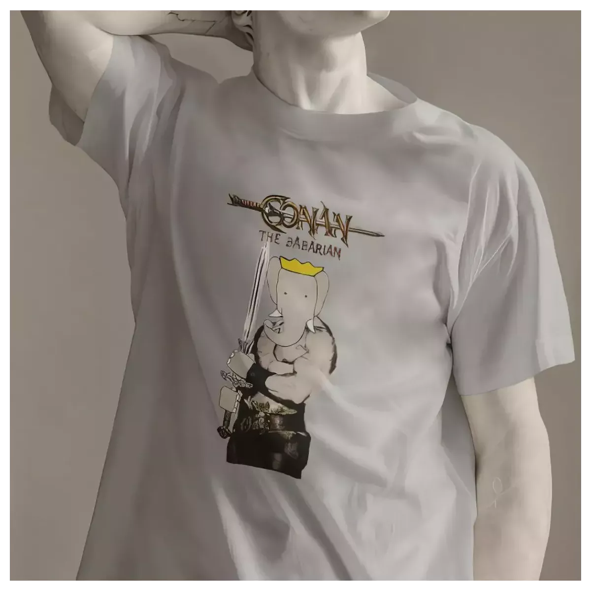 CONAN THE BABARIAN t-shirt homme col rond 100% coton