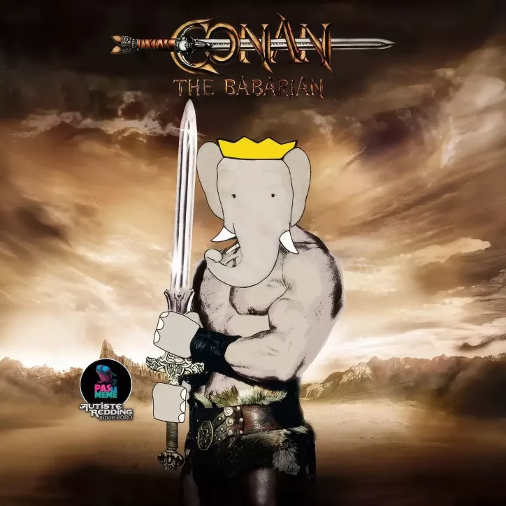 CONAN THE BABARIAN body 100% coton