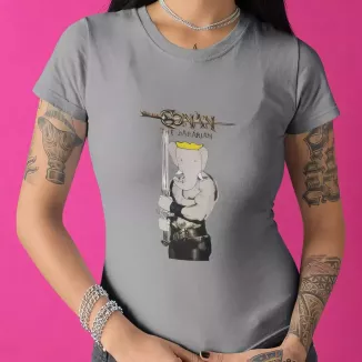 CONAN THE BABARIAN t-shirt femme col rond 100% coton