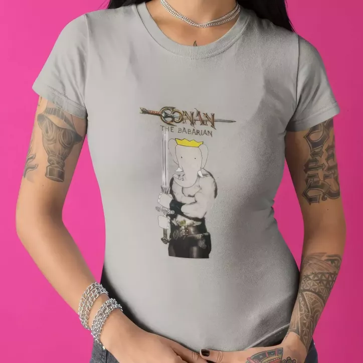 CONAN THE BABARIAN t-shirt femme col rond 100% coton