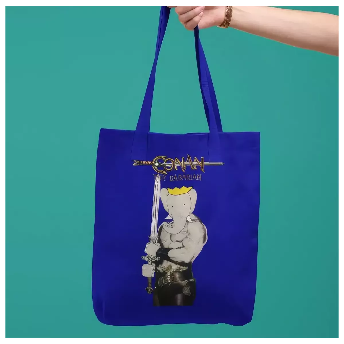 CONAN THE BABARIAN tote bag 100% coton