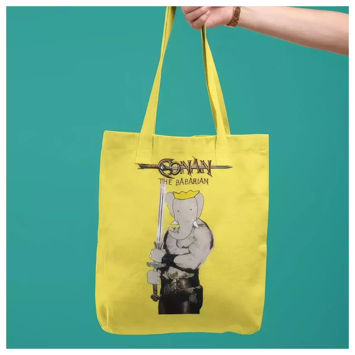 CONAN THE BABARIAN tote bag 100% coton