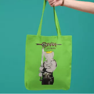 CONAN THE BABARIAN tote bag 100% coton