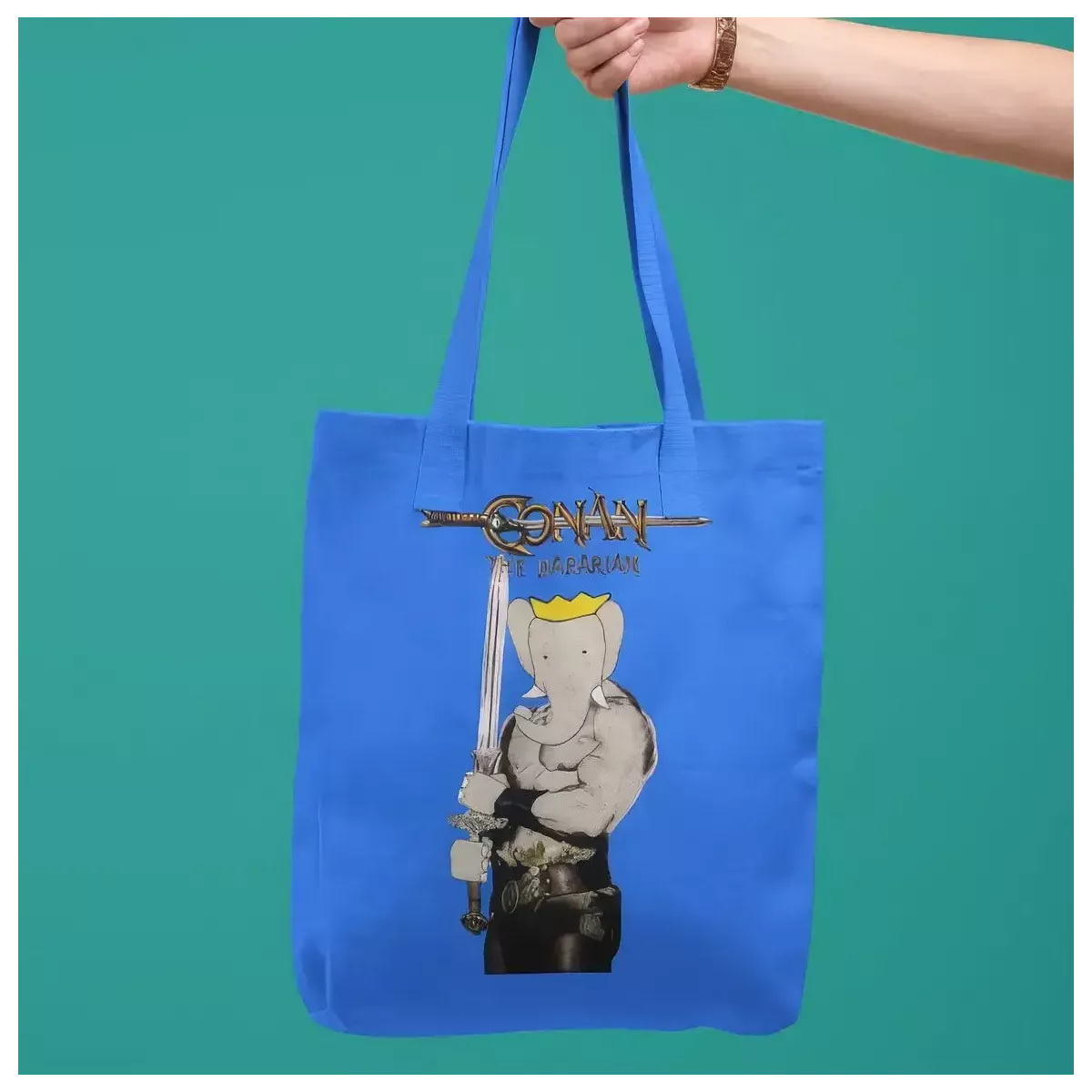 CONAN THE BABARIAN tote bag 100% coton