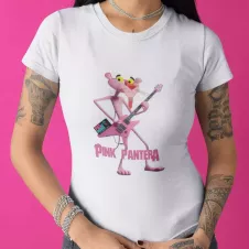 PINK PANTERA t-shirt femme col rond 100% coton