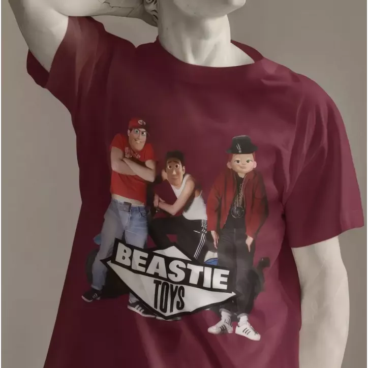 BEASTIE TOYS t-shirt homme col rond 100% coton