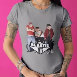 BEASTIE TOYS t-shirt femme col rond 100% coton