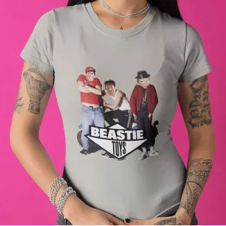 BEASTIE TOYS t-shirt femme col rond 100% coton