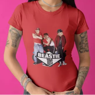 BEASTIE TOYS t-shirt femme col rond 100% coton