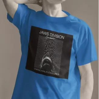 JAWS DIVISION t-shirt homme col rond 100% coton