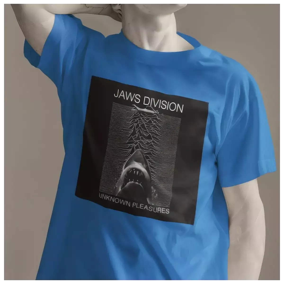 JAWS DIVISION t-shirt homme col rond 100% coton