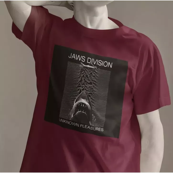 JAWS DIVISION t-shirt homme col rond 100% coton