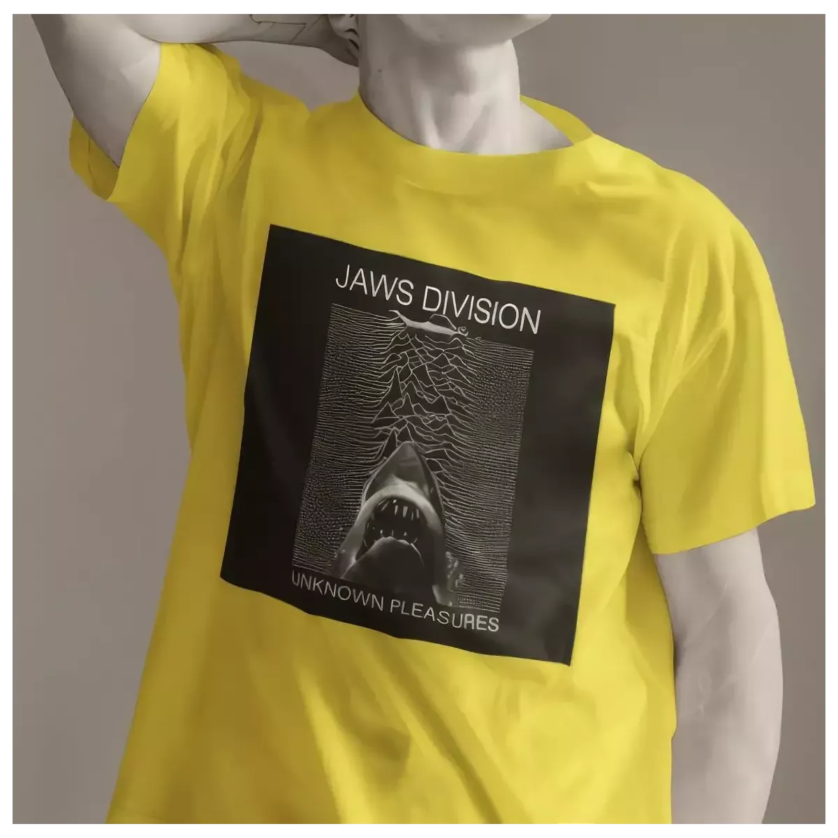 JAWS DIVISION t-shirt homme col rond 100% coton