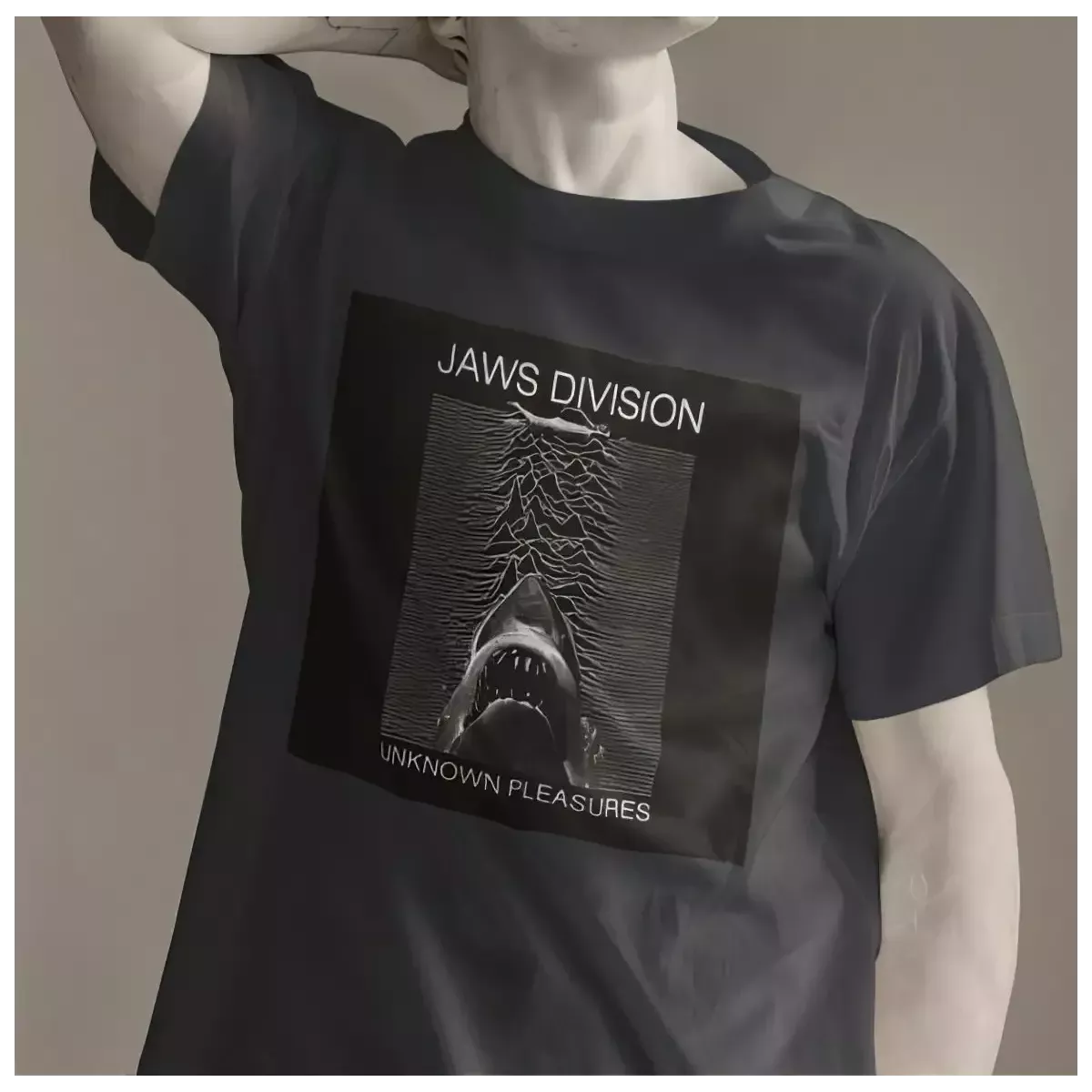 JAWS DIVISION t-shirt homme col rond 100% coton